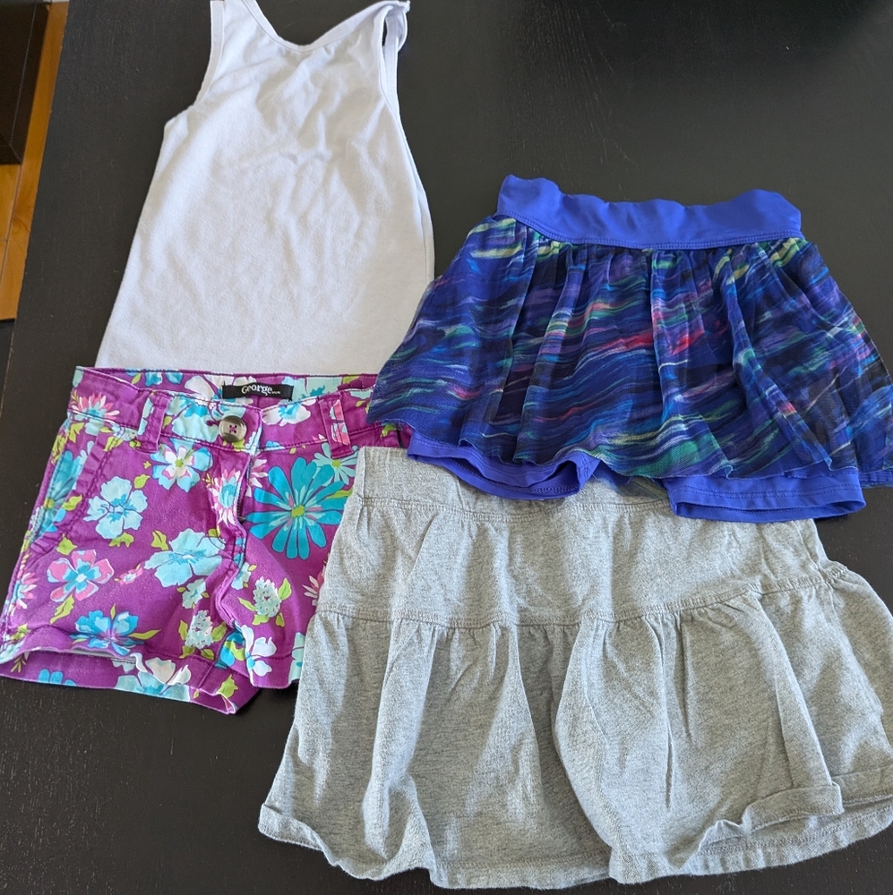 adidas Kids Purple Skirt Set